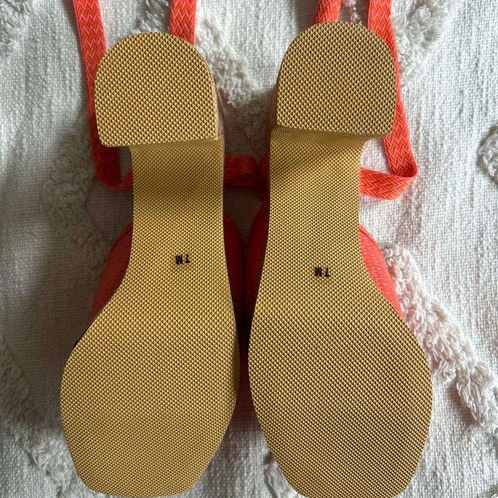 Anthropologie Matisse Coral Platform Sandals - Picture 4 of 7